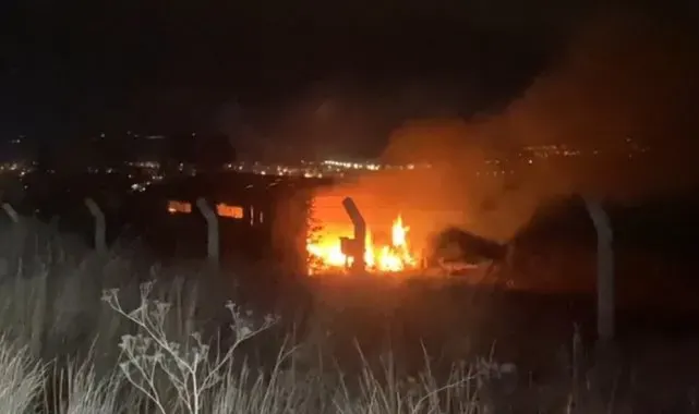 Tekirdağ'da depoda korkutan yangın