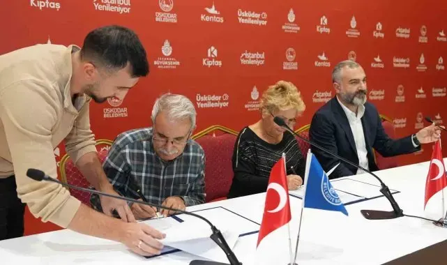 Üsküdar'da kentsel dönüşümde ilk imzalar atıldı