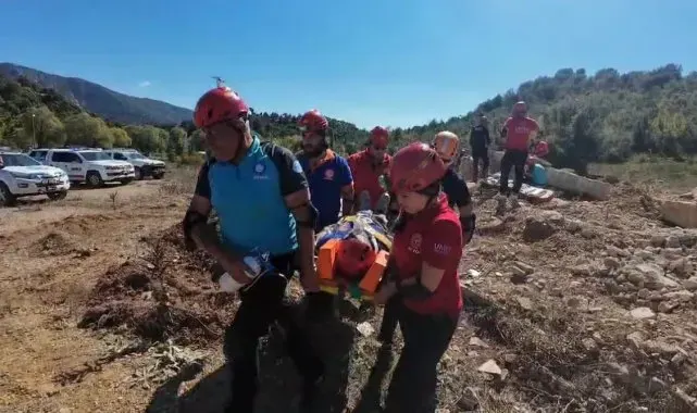 Çocuğun "Annemi götürün" feryadı tatbikata damga vurdu