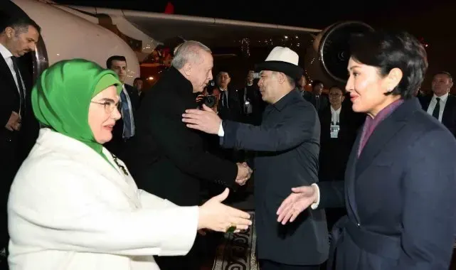 Cumhurbaşkanı Erdoğan Kırgızistan'da