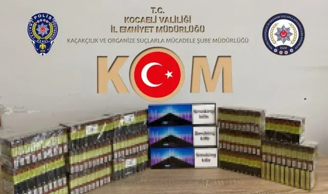 Kocaeli'de kaçak tütün operasyonu