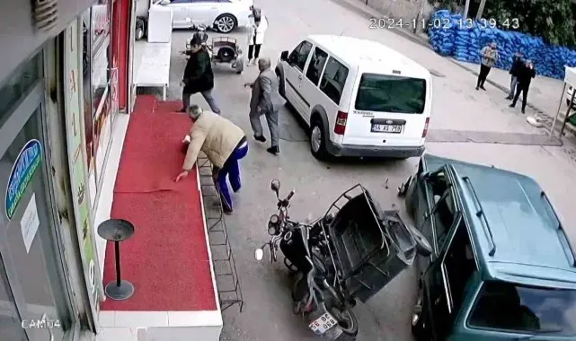 Siirt'te kontrolden çıkan araç korku dolu anlar yaşattı