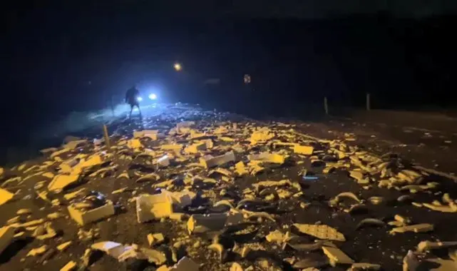 Kara yolu balık haline döndü