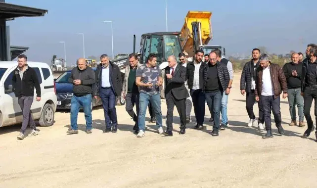 Başkan Özlü'den çalışmalara yakın markaj