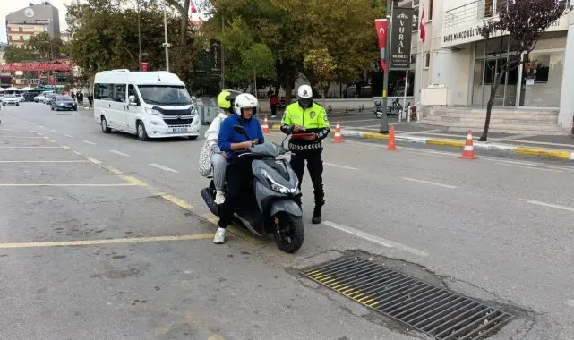 Bandırma'da trafik denetimlerinde 3,3 milyon Türk lirası ceza kesildi