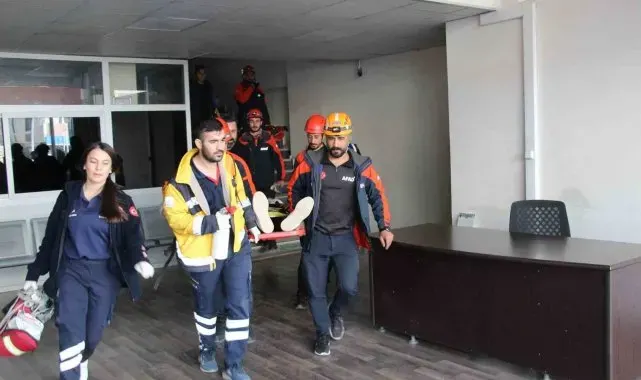 Şırnak'ta deprem tatbikatı