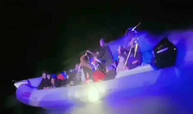 9'u çocuk 28 düzensiz göçmen yakalandı