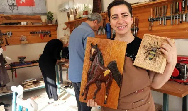 Beyninde kitle çıktı, ahşap oymacılığı ile yeniden hayata tutundu