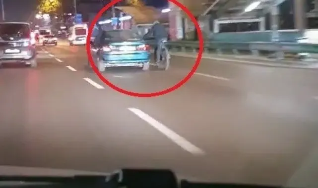 Tehlikeli yolculuk kamerada