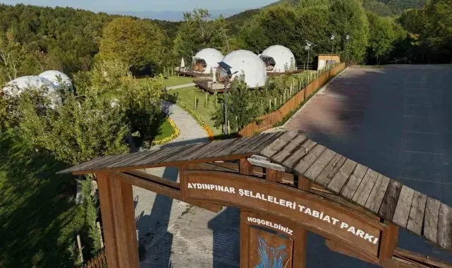 Sonbaharın eşsiz güzellikleri Aydınpınar Şelaleleri'nde