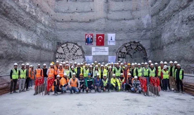 Buca Metrosu'nda tarihi gün