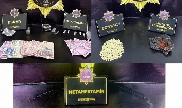 Niğde'de uyuşturucu operasyonu: 10 gözaltı