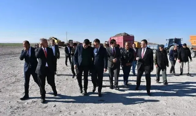 Karapınar'da pancar sezonu açıldı