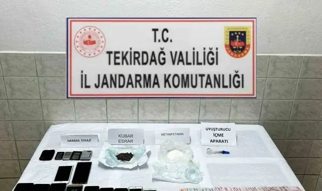 Tekirdağ'da kaçak alkol ve uyuşturucu operasyonu