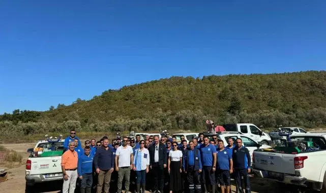 Bodrum'da 345 dönümlük göletin sivrisinek sorunu çözüldü