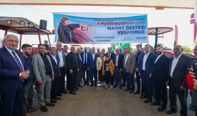 Büyükşehir, çiftçilere ücretsiz akaryakıt dağıtımına başladı