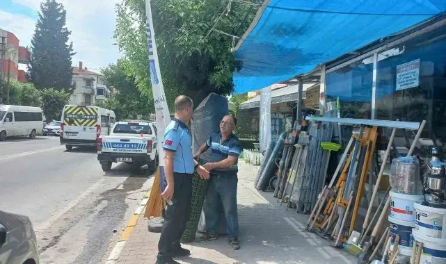 Balıkesir'de vatandaşın ihbarına zabıtadan anında müdahale