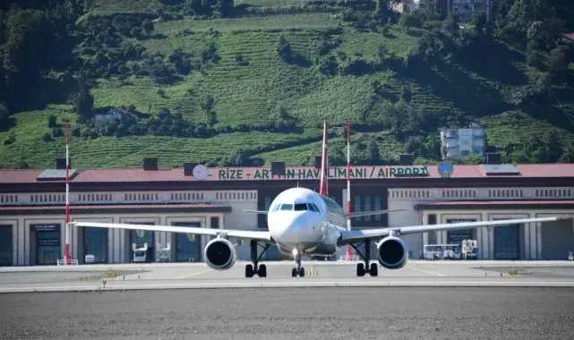 Rize-Artvin Havalimanına 2 yeni frekans