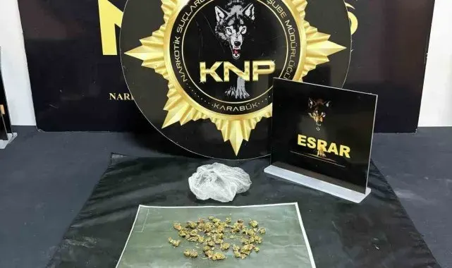 Karabük'te uyuşturucu operasyonu: 2 gözaltı