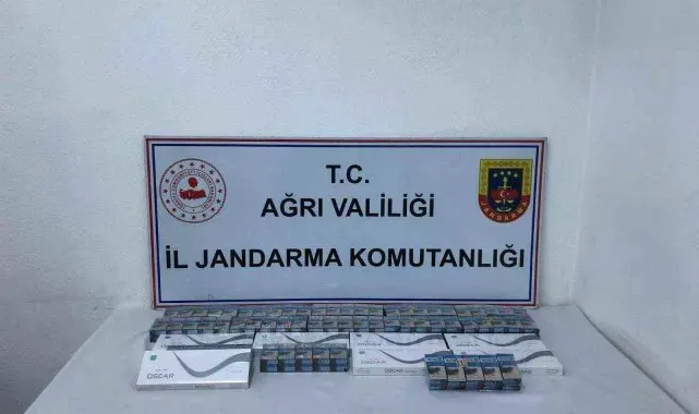 Ağrı'da kaçak sigara operasyonu