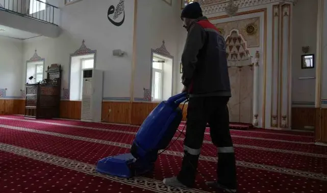 Düzce'de camiler sürekli temizleniyor