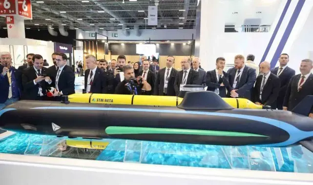Milli İnsansız Otonom Sualtı Aracı 'STM NETA' ilk kez saha Expo'da