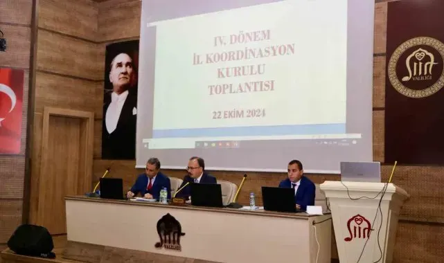 Siirt'te İl Koordinasyon Toplantısı yapıldı