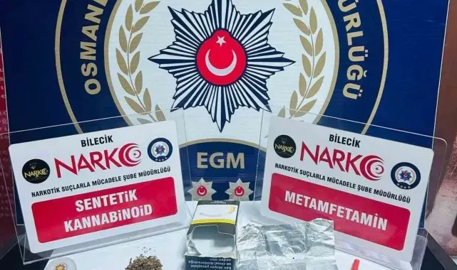 Bilecik'te şüpheli şahsın hareketleri ele verdi