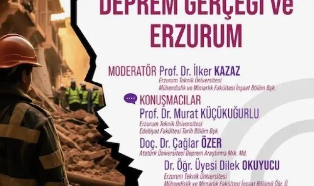 28. Sultan Sekisi toplantısı 'Deprem Gerçeği ve Erzurum' başlığıyla 1 Kasım'da yapılacak