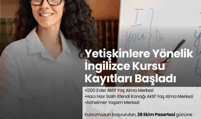 Merkezefendi'de yetişkinlere yönelik İngilizce kursu kayıtları başladı