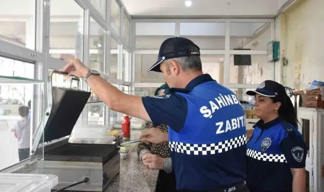 Şahinbey'de zabıta ekipleri kantinleri denetledi