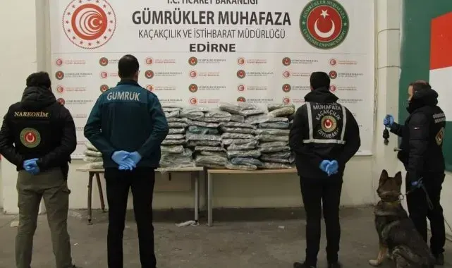 Hamzabeyli sınır kapısında esrar ve kokain yakalandı