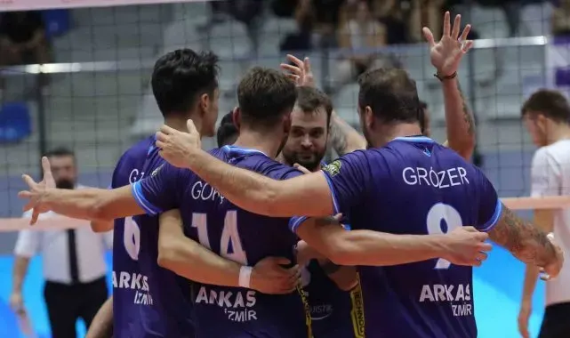 Efeler Ligi: Cizre Belediyespor: 3 - Arkas Spor: 2