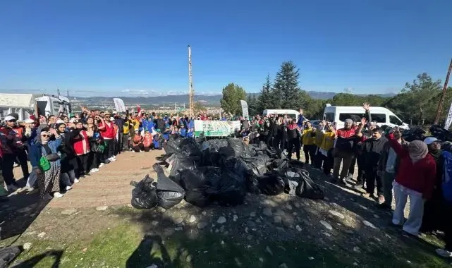 Ormanlar karış karış temizledi
