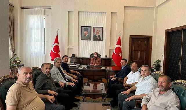 Kuluncak Belediye Başkanı Cengiz'den Kaymakam Bayguş'a ziyaret