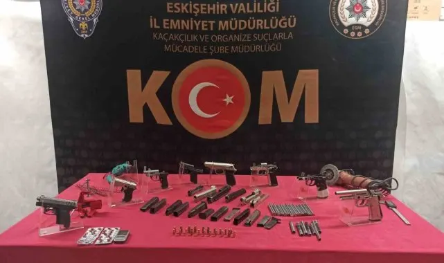 Eskişehir'de polisten silah atölyesine operasyon